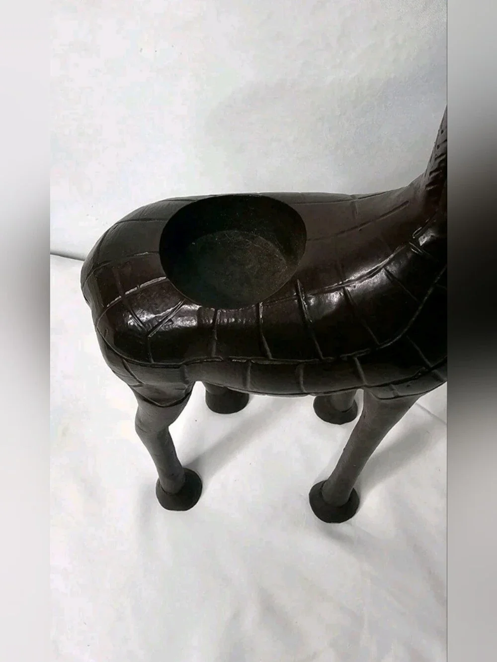 Metal Giraffe Sculpture Candle Holder 13